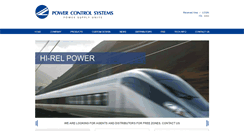 Desktop Screenshot of powercontrolsystems.com