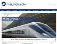 Tablet Screenshot of powercontrolsystems.com